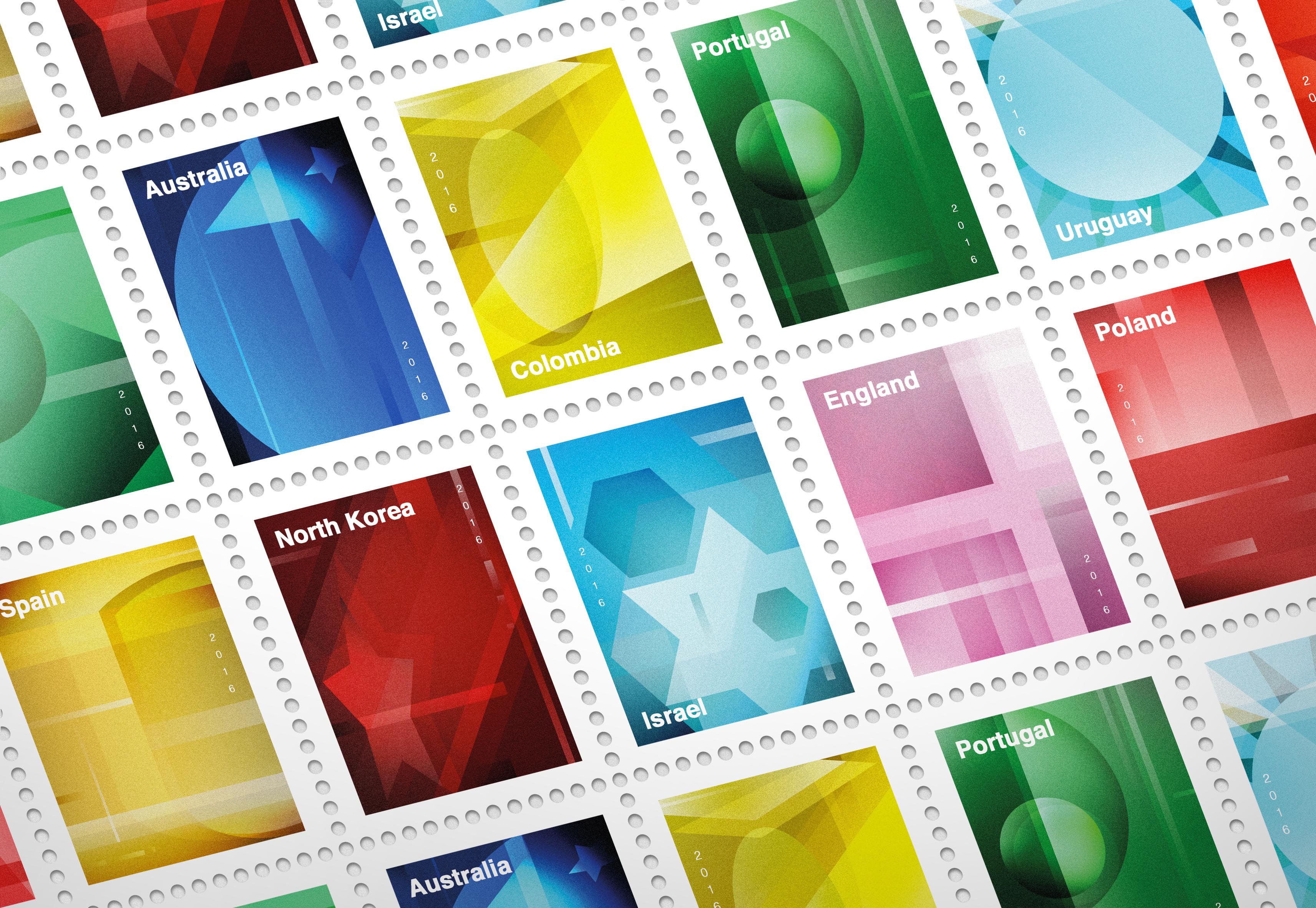 National stamps