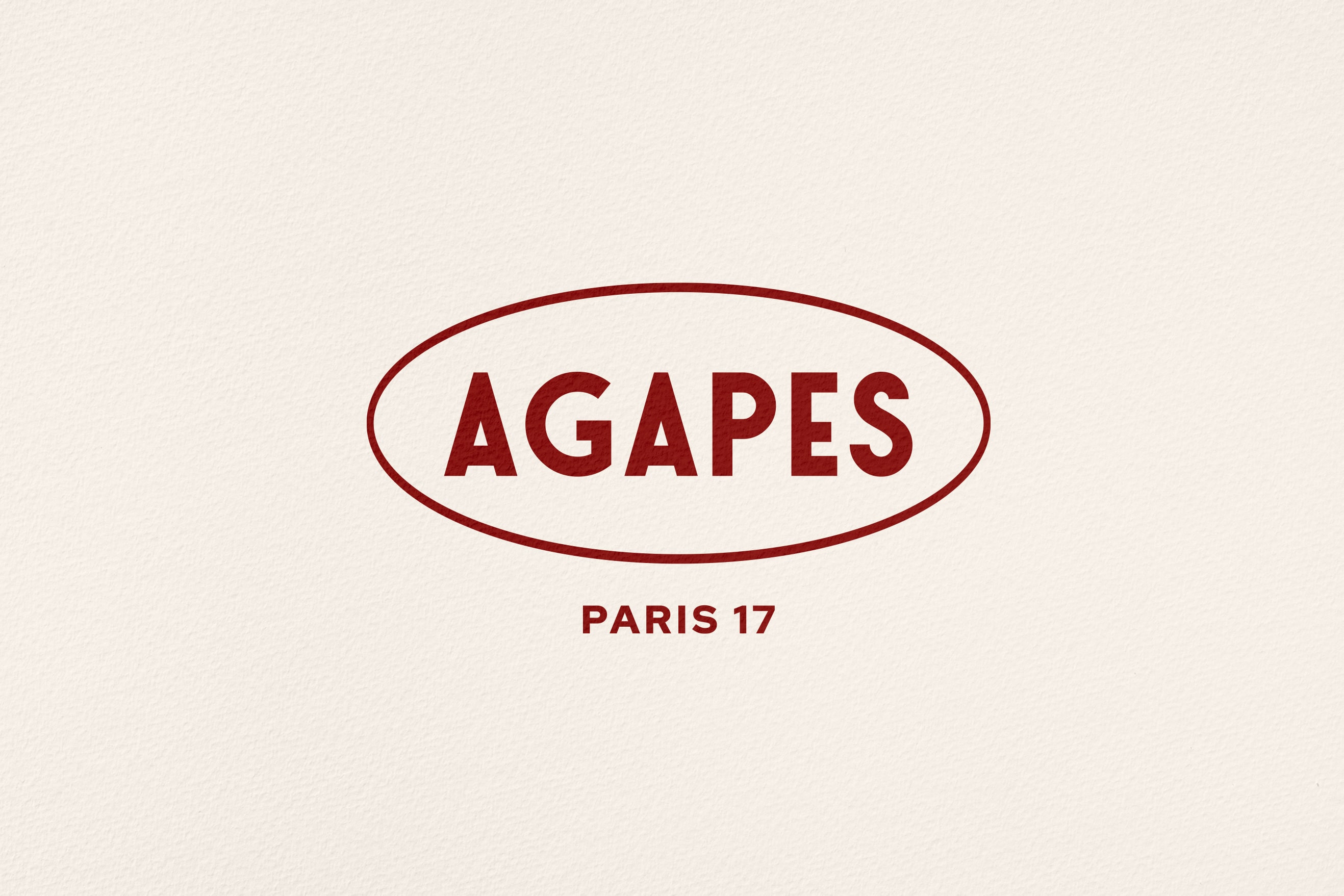 Agapes : branding of a restaurant in Paris © Pierre d'Alteroche