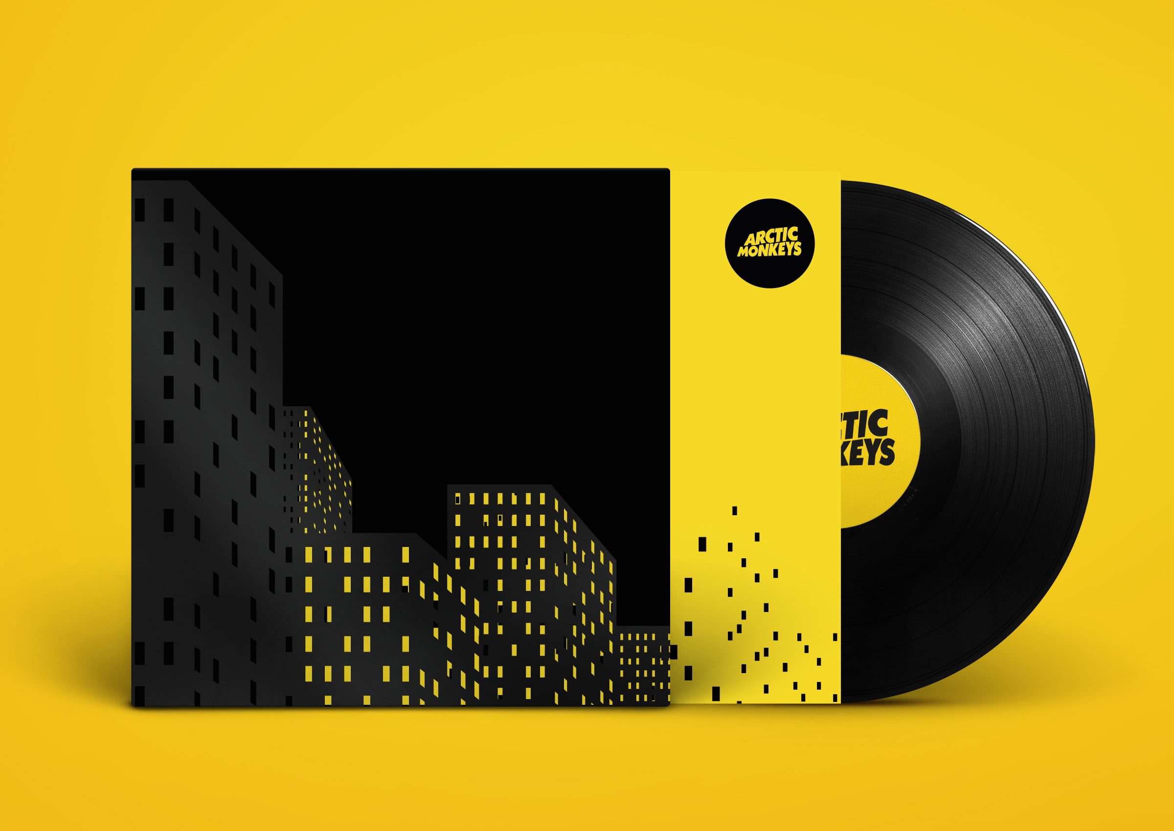 Arctic Monkeys vinyl cover © Pierre d'Alteroche