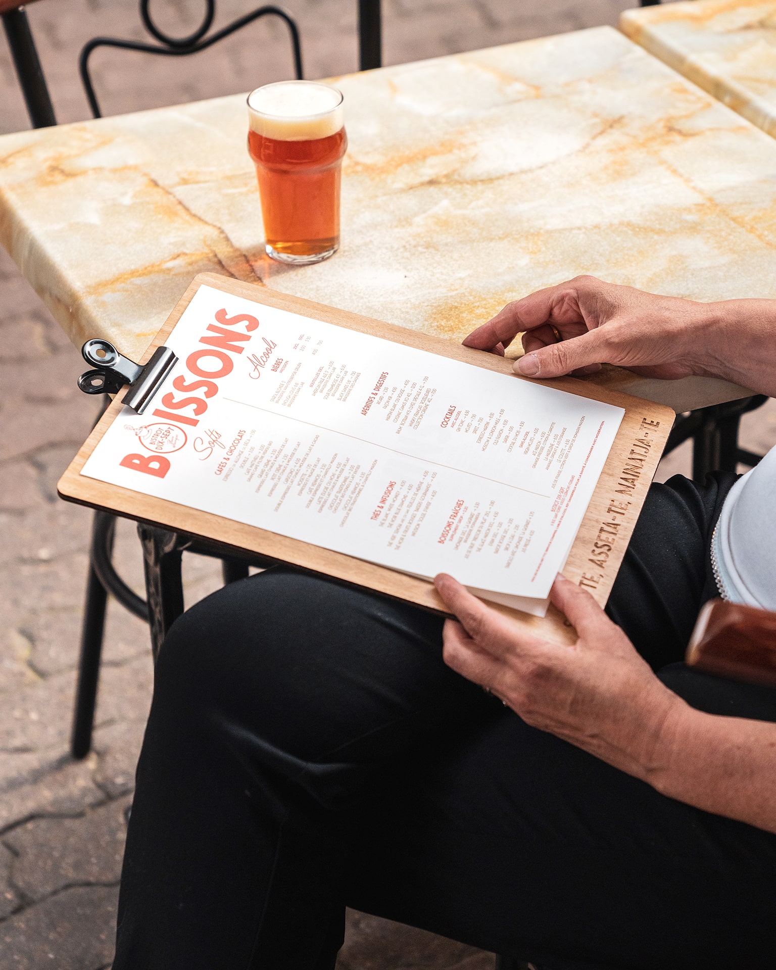 Bistrot 17 : branding of a bistrot in Auvergne © Pierre d'Alteroche