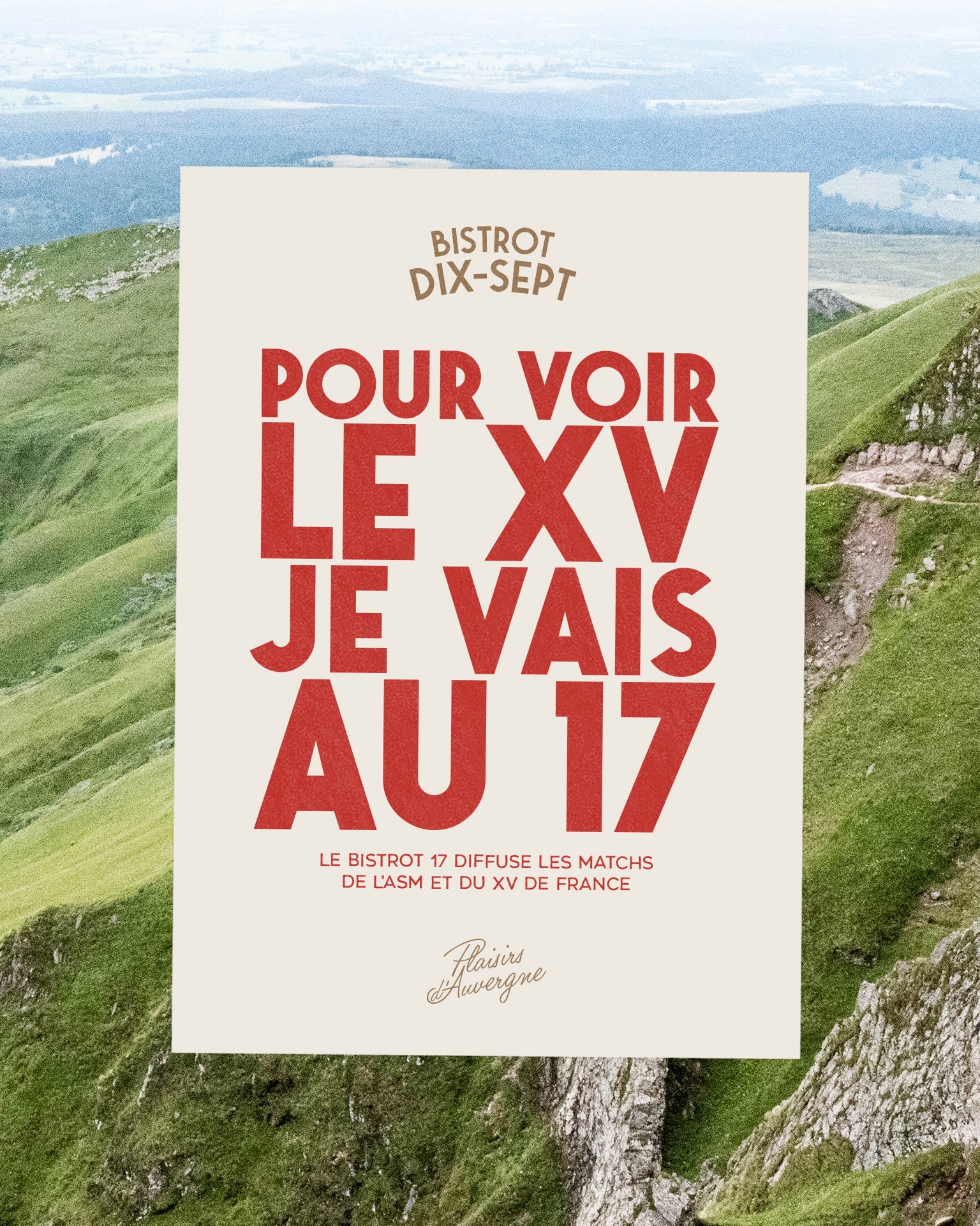 Bistrot 17 : branding of a bistrot in Auvergne © Pierre d'Alteroche