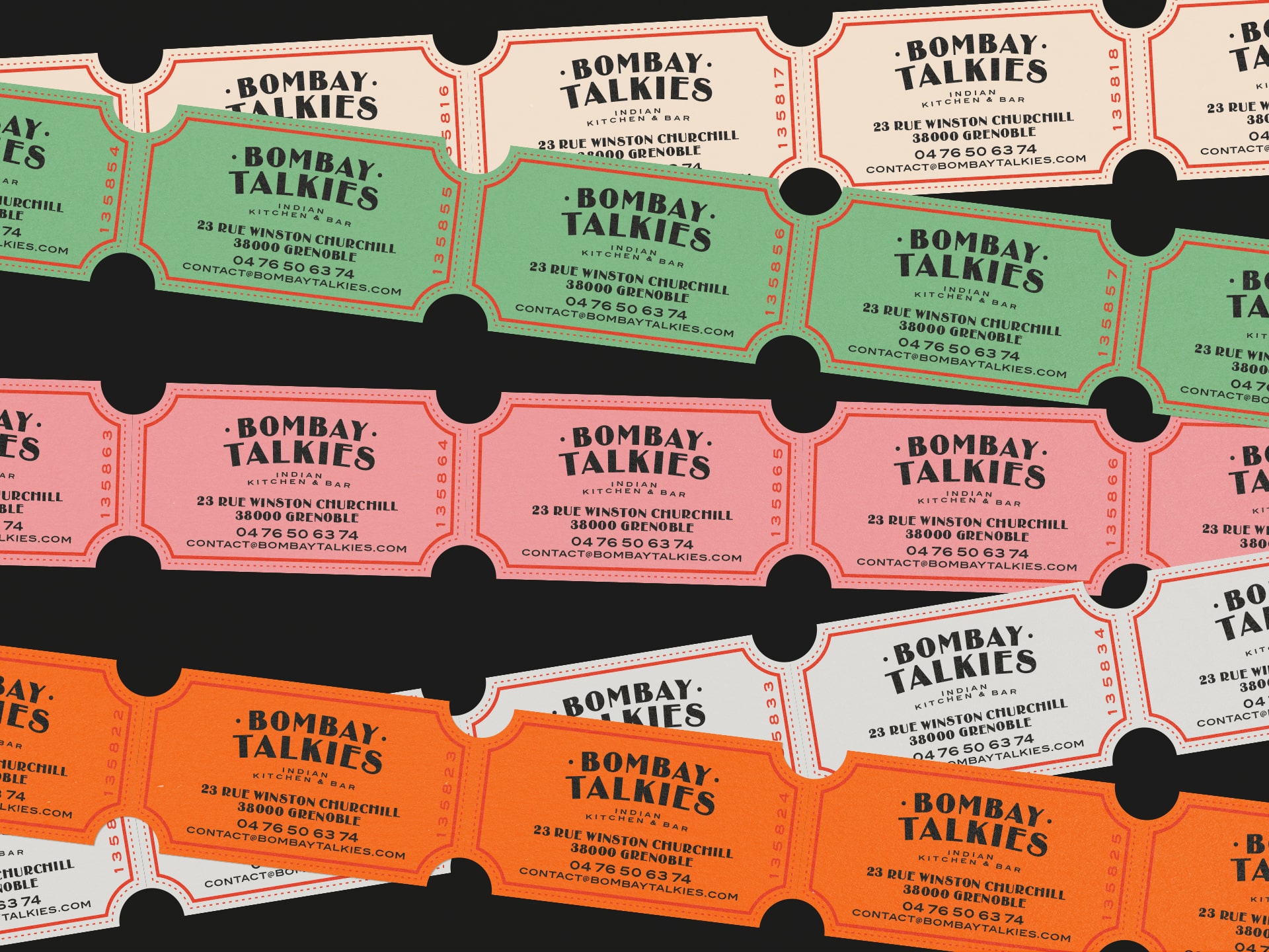 Bombay Talkies : branding of an indian kitchen & bar © Pierre d'Alteroche