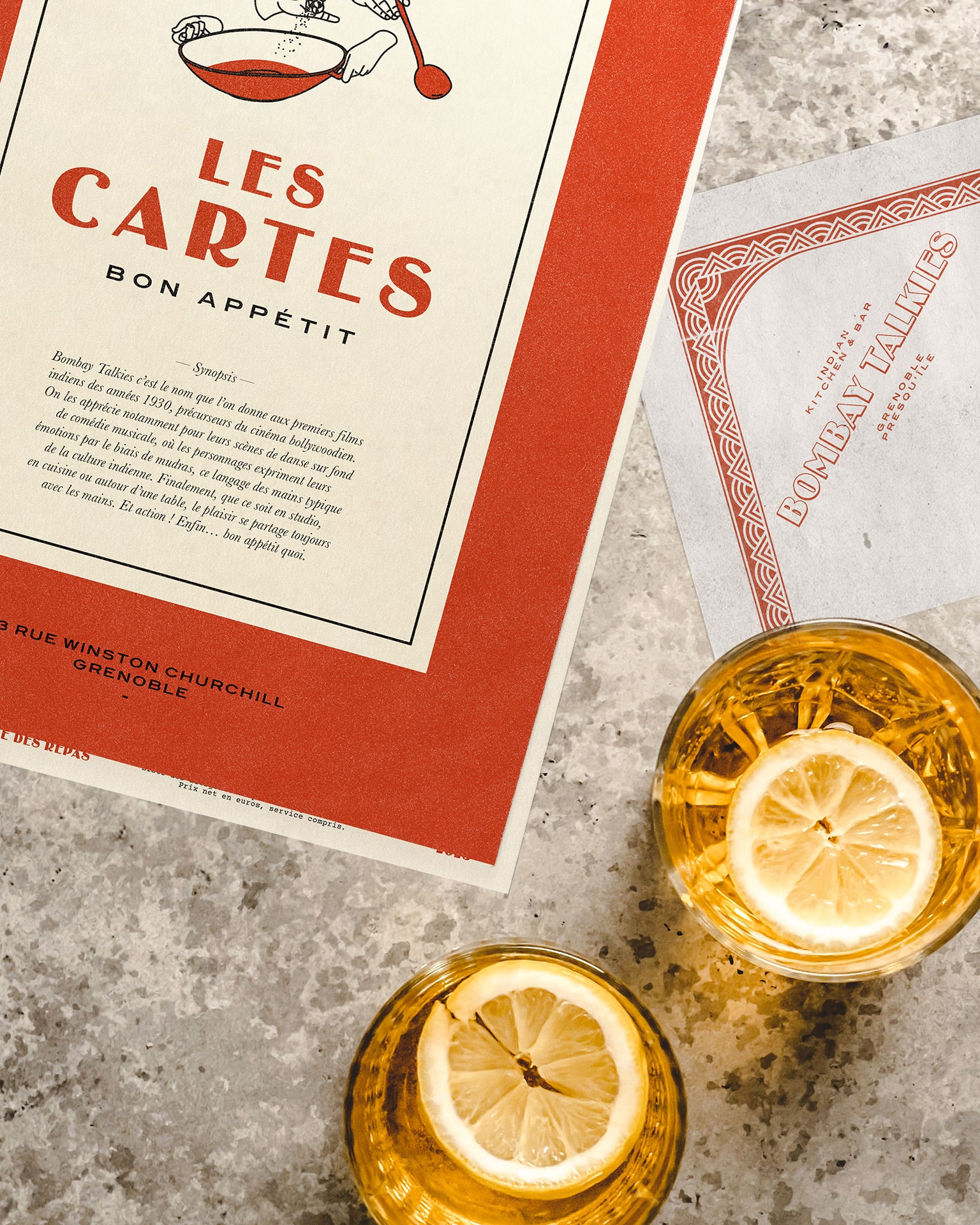 Bombay Talkies : branding of an indian kitchen & bar © Pierre d'Alteroche