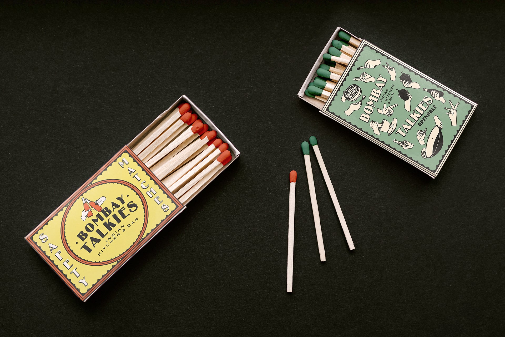 Bombay Talkies : branding of an indian kitchen & bar © Pierre d'Alteroche