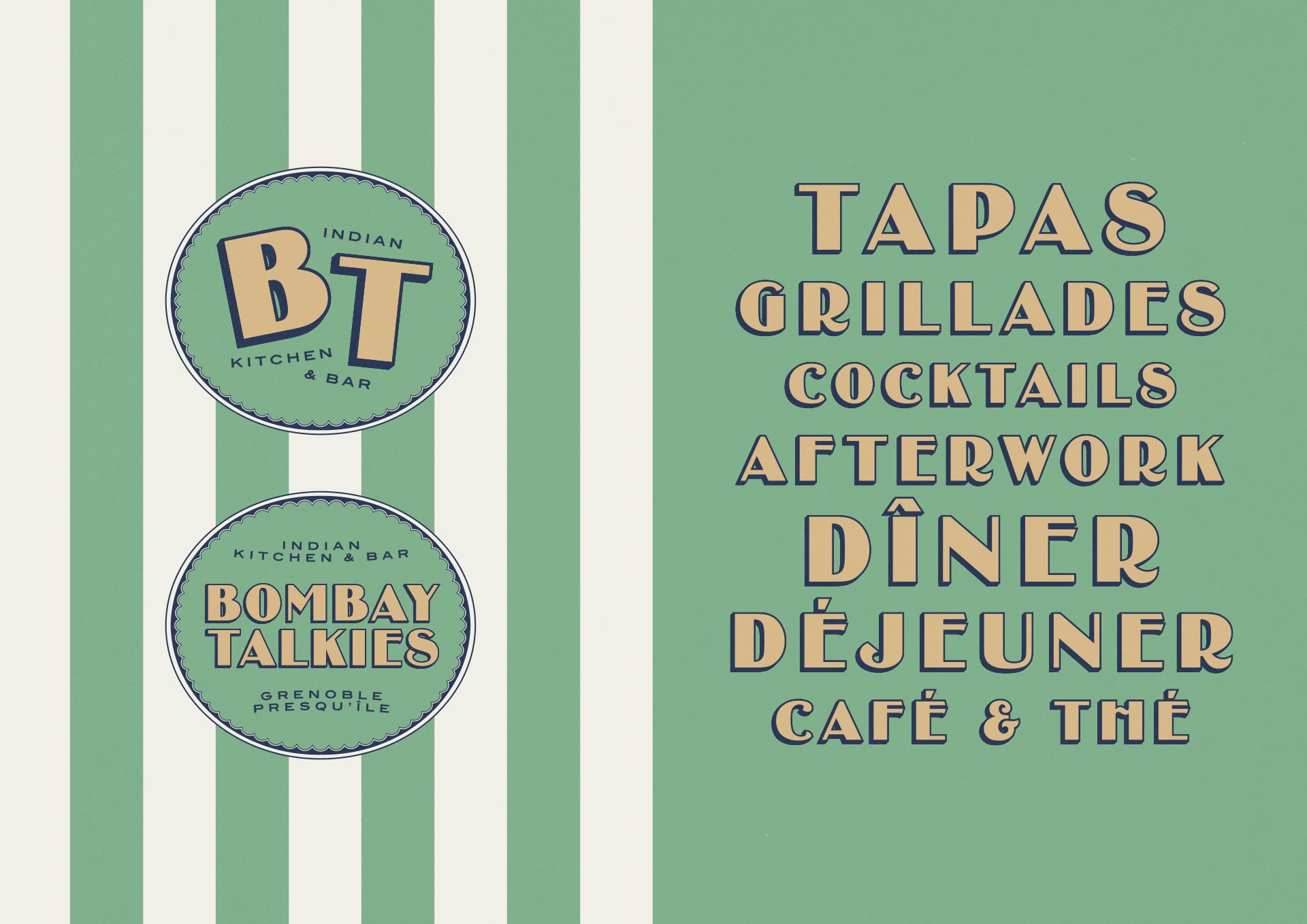 Bombay Talkies : branding of an indian kitchen & bar © Pierre d'Alteroche