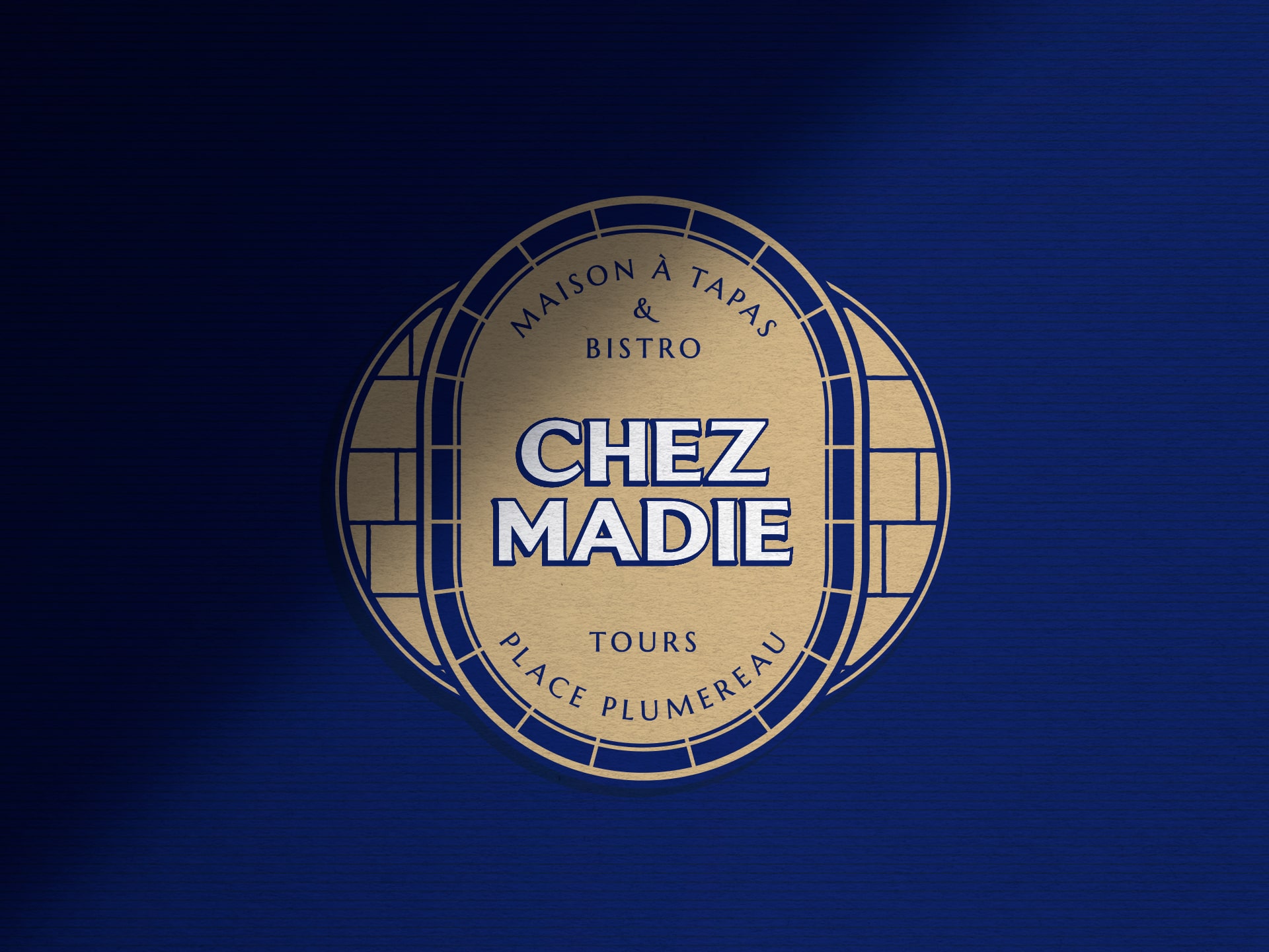 Chez Madie : branding of the restaurant © Pierre d'Alteroche