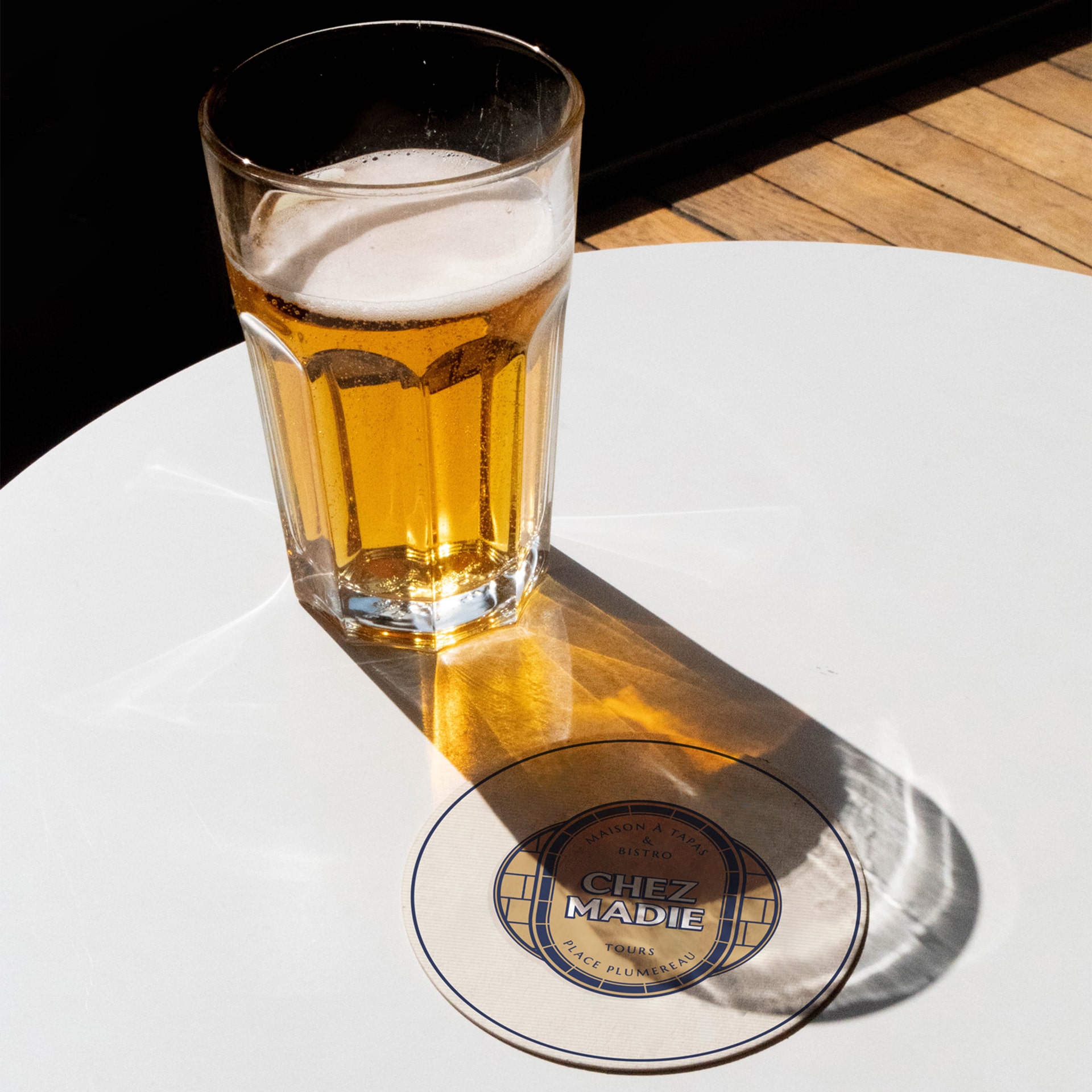 Chez Madie : branding of the restaurant © Pierre d'Alteroche