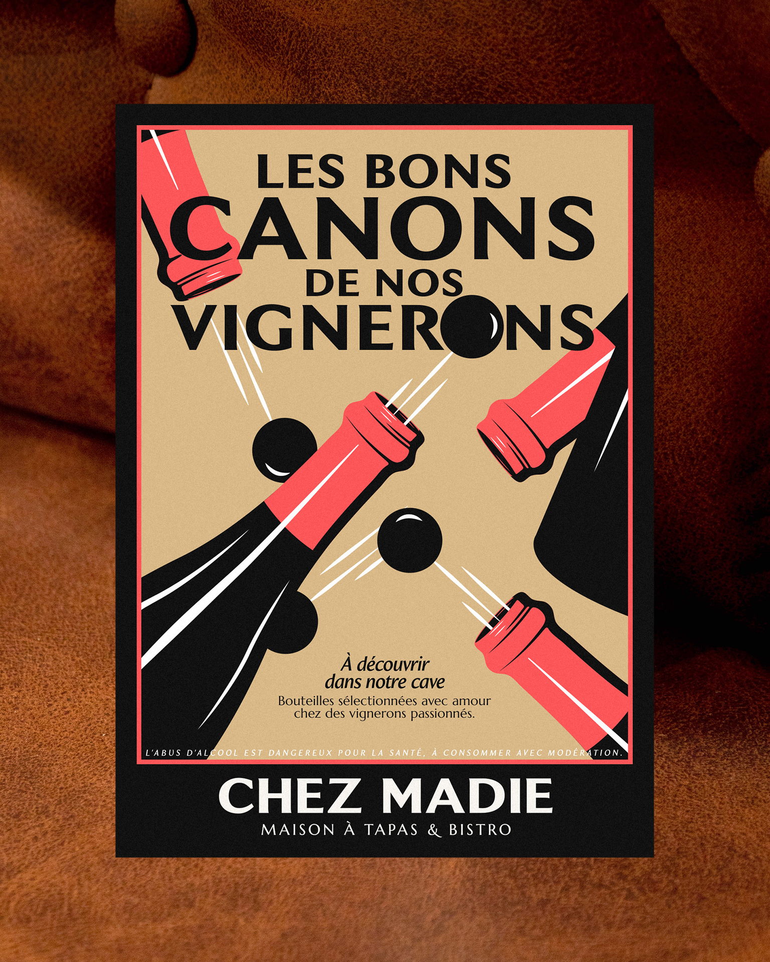 Chez Madie : branding of the restaurant © Pierre d'Alteroche