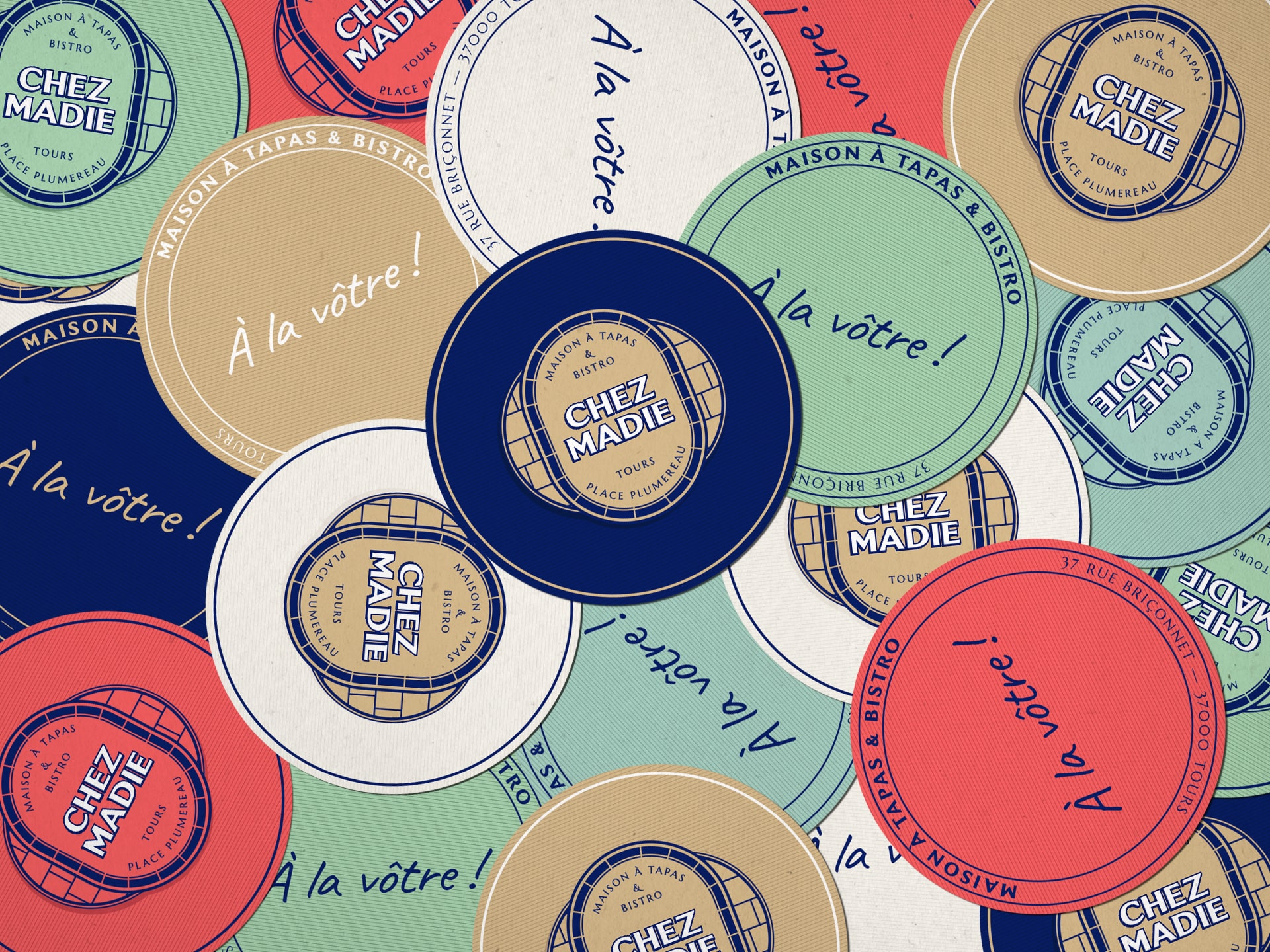 Chez Madie : branding of the restaurant © Pierre d'Alteroche