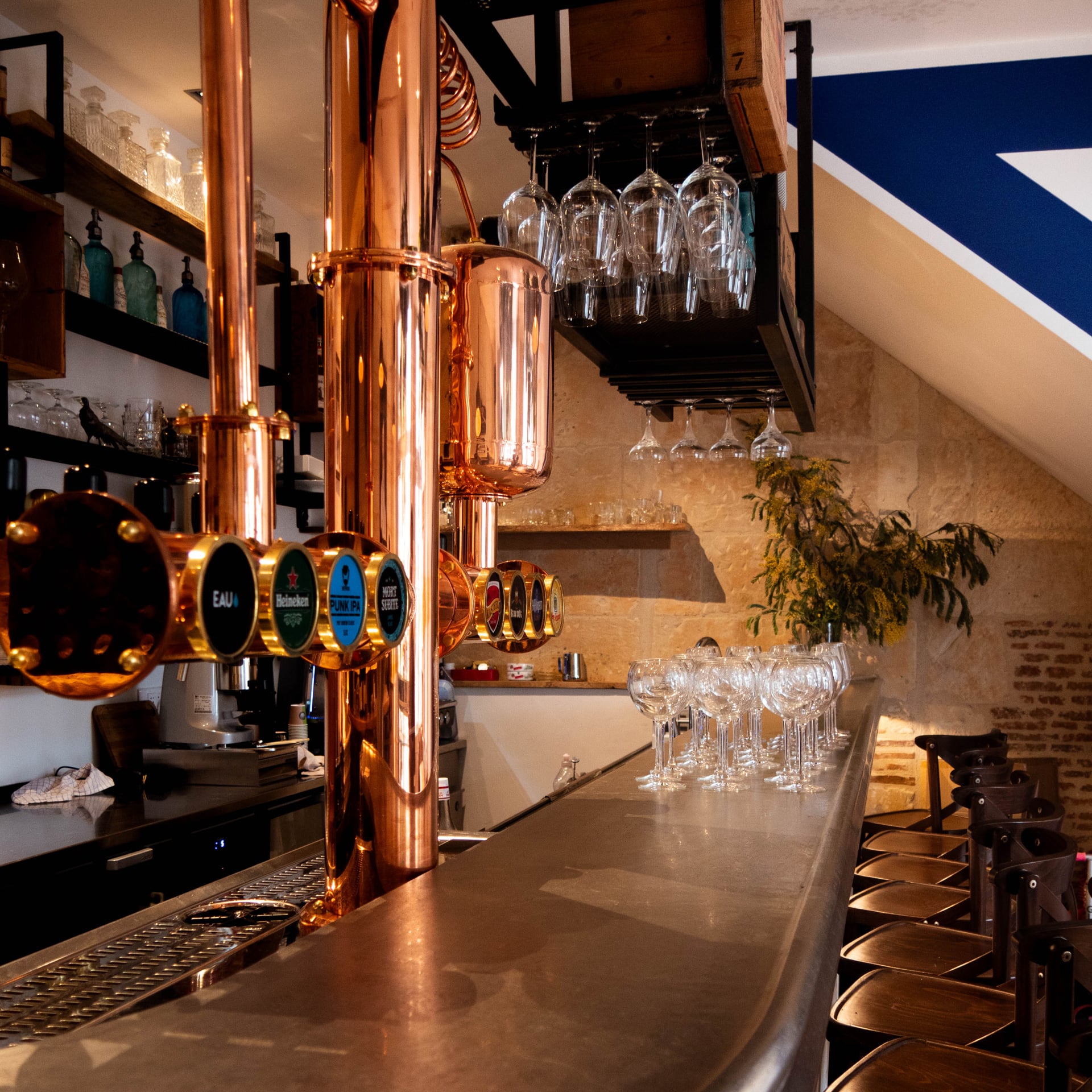 Chez Madie : branding of the restaurant © Pierre d'Alteroche