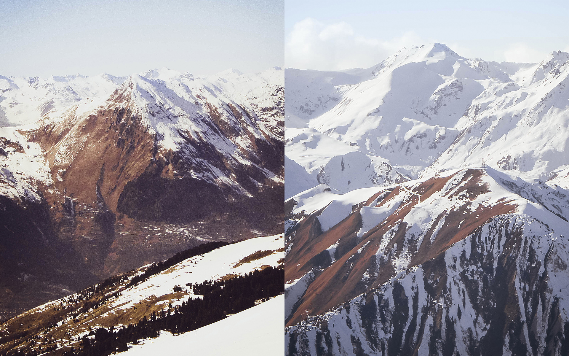 Photography and screen printing about high french landscapes © Pierre d'Alteroche