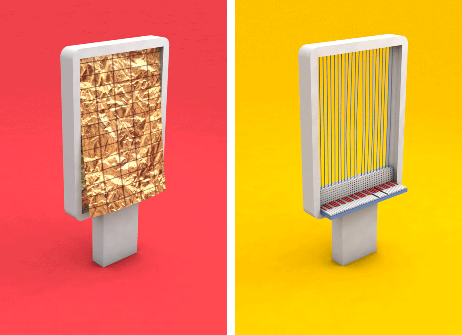 Hors-cadres: diploma project of urban furniture hacking © Pierre d'Alteroche