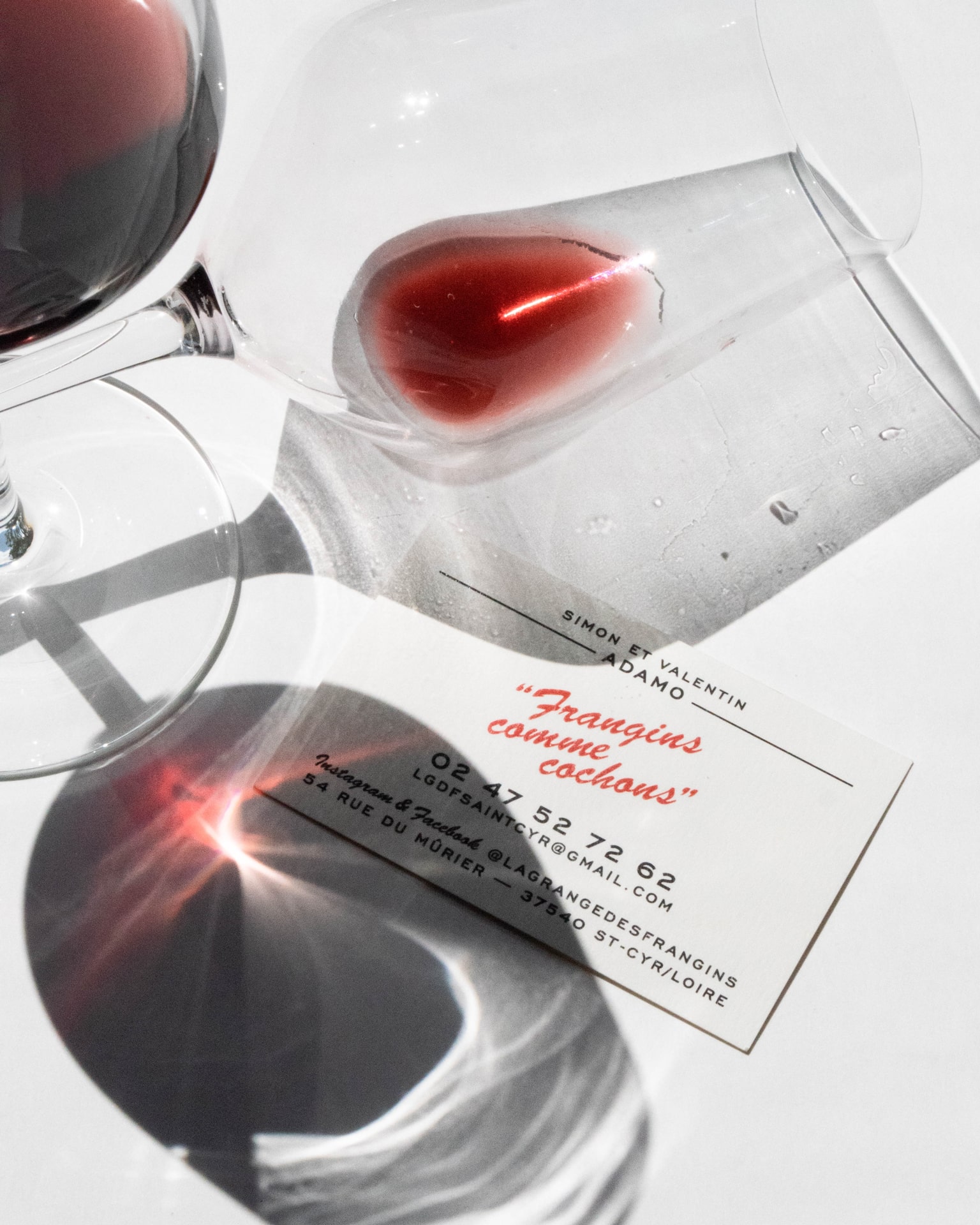 La Grange des Frangins : branding of the restaurant © Pierre d'Alteroche