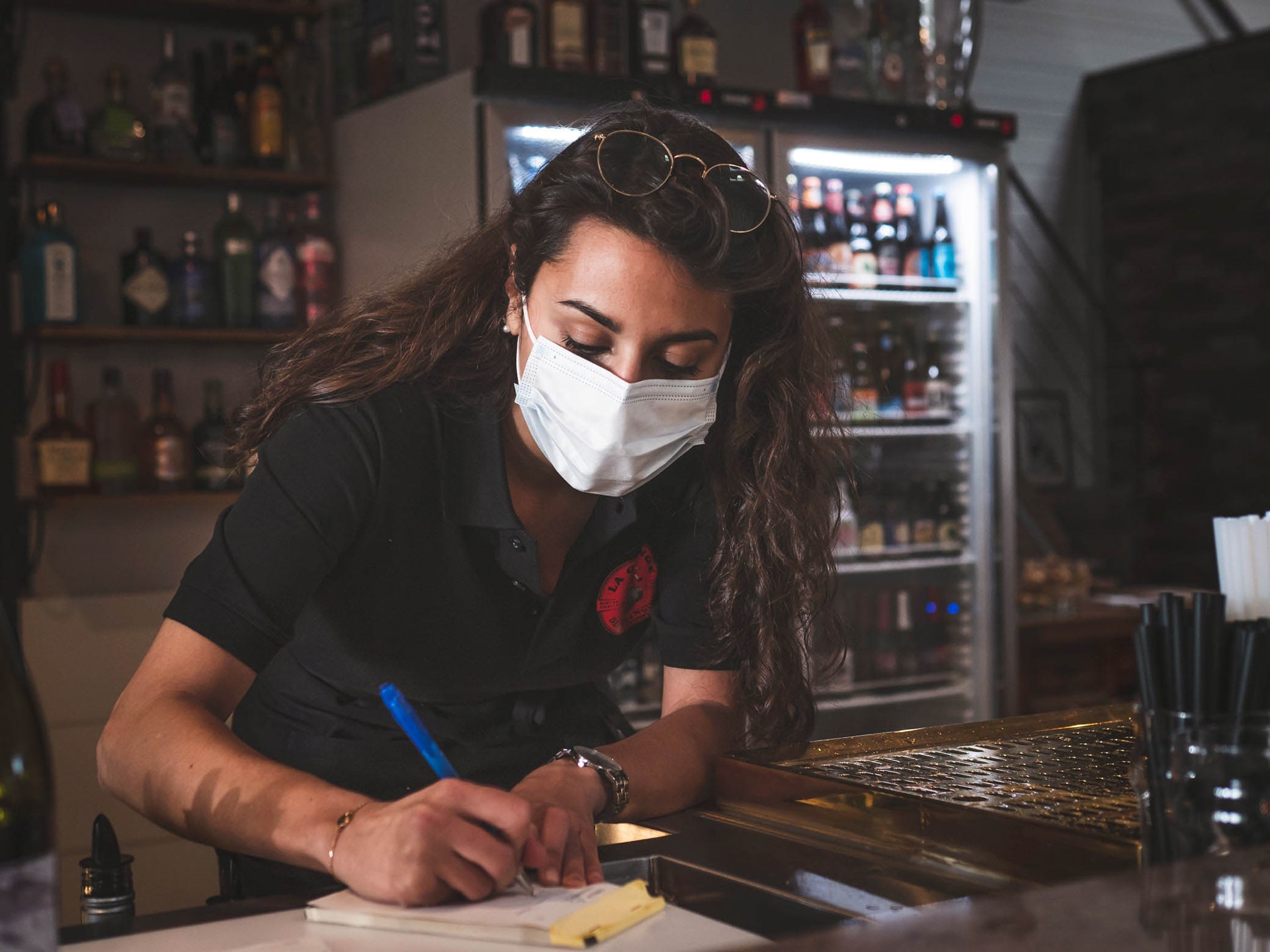 La Grange des Frangins : branding of the restaurant © Pierre d'Alteroche