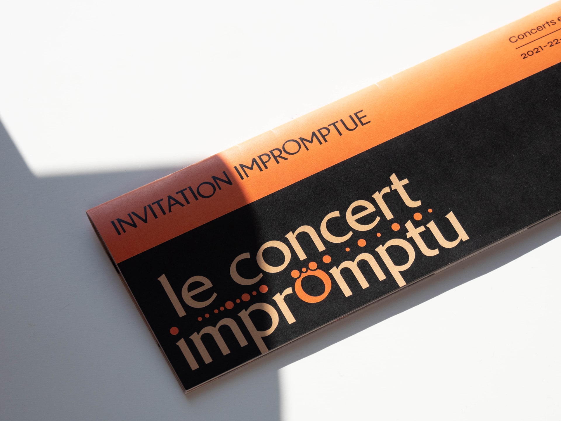 Le Concert Impromptu : branding and print © Pierre d'Alteroche