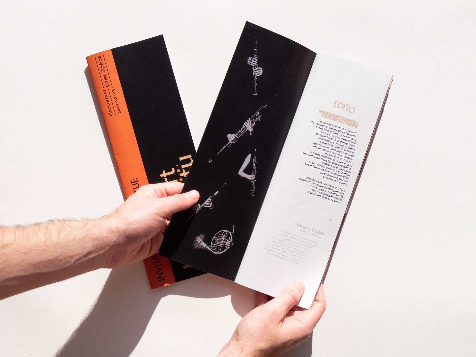 Le Concert Impromptu : branding and print © Pierre d'Alteroche