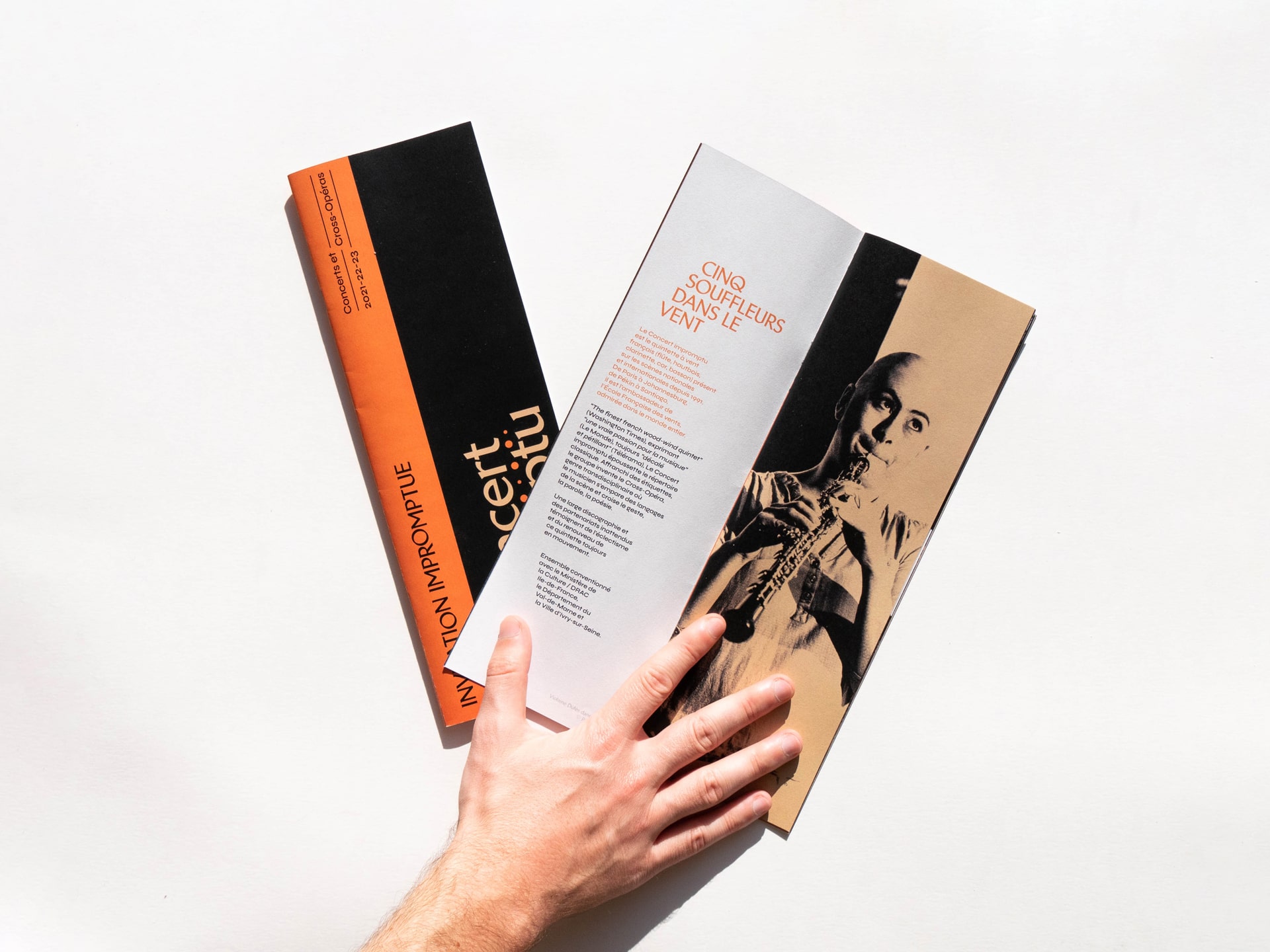 Le Concert Impromptu : branding and print © Pierre d'Alteroche