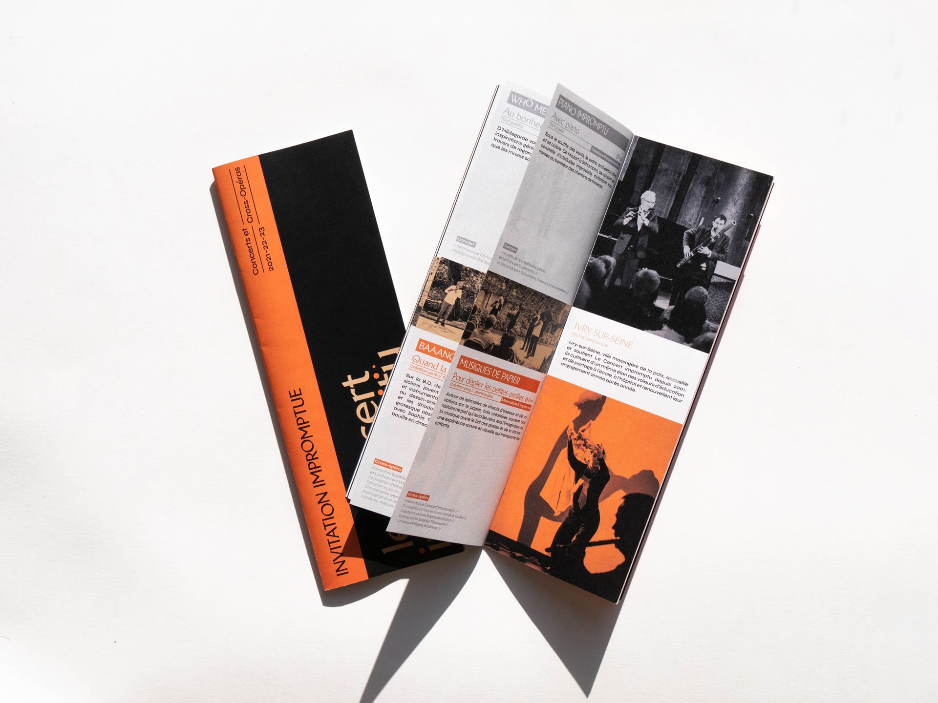 Le Concert Impromptu : branding and print © Pierre d'Alteroche