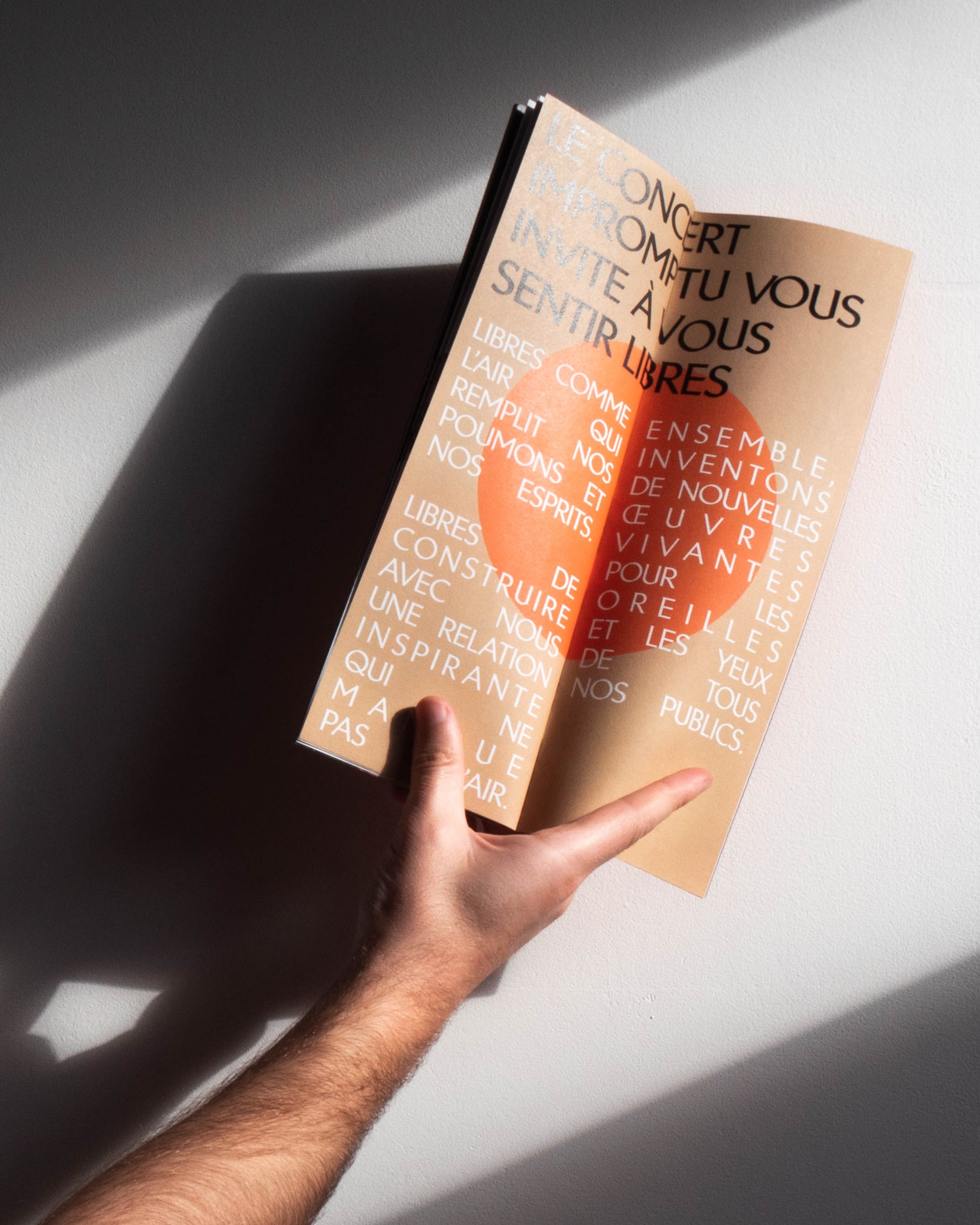 Le Concert Impromptu : branding and print © Pierre d'Alteroche