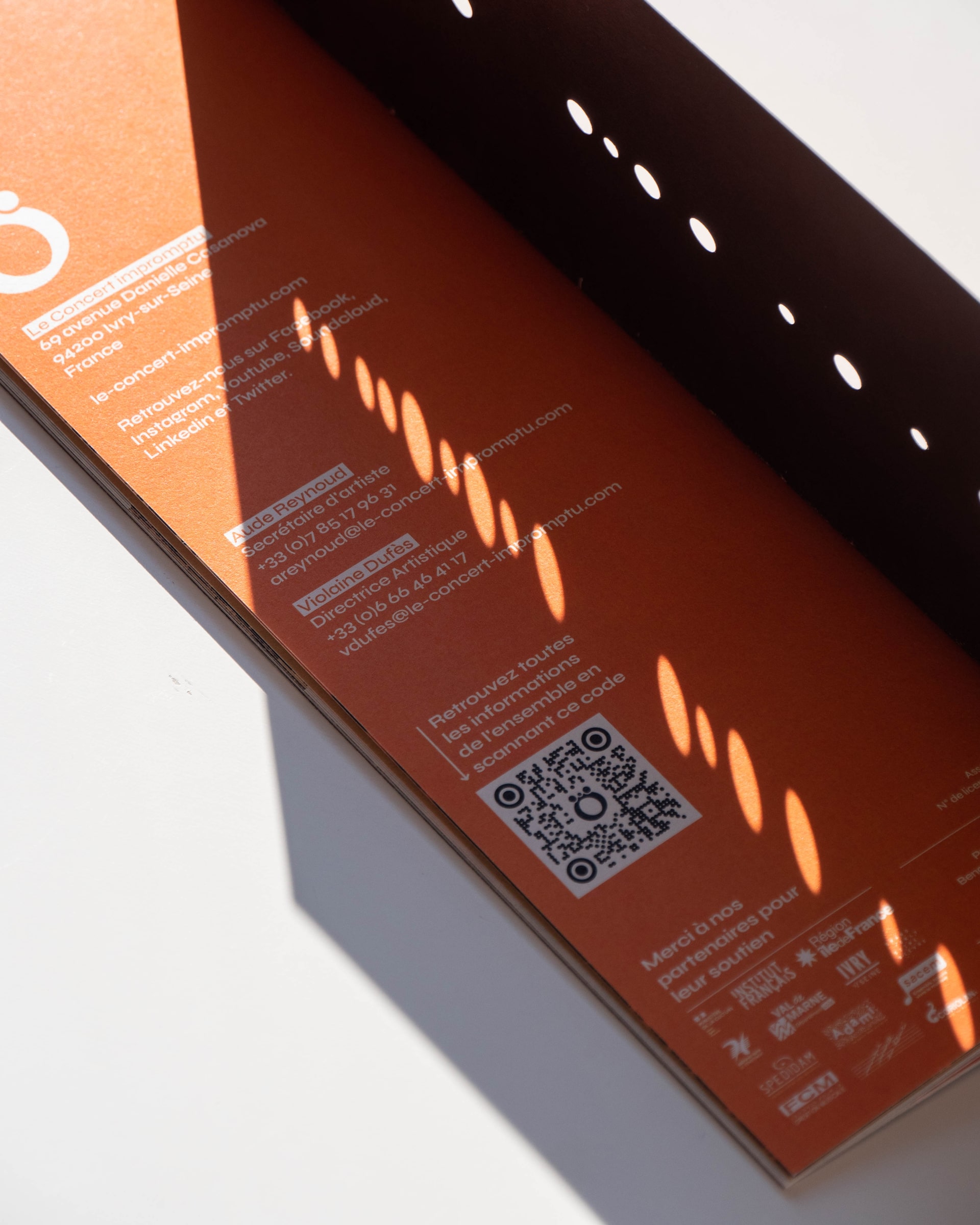 Le Concert Impromptu : branding and print © Pierre d'Alteroche