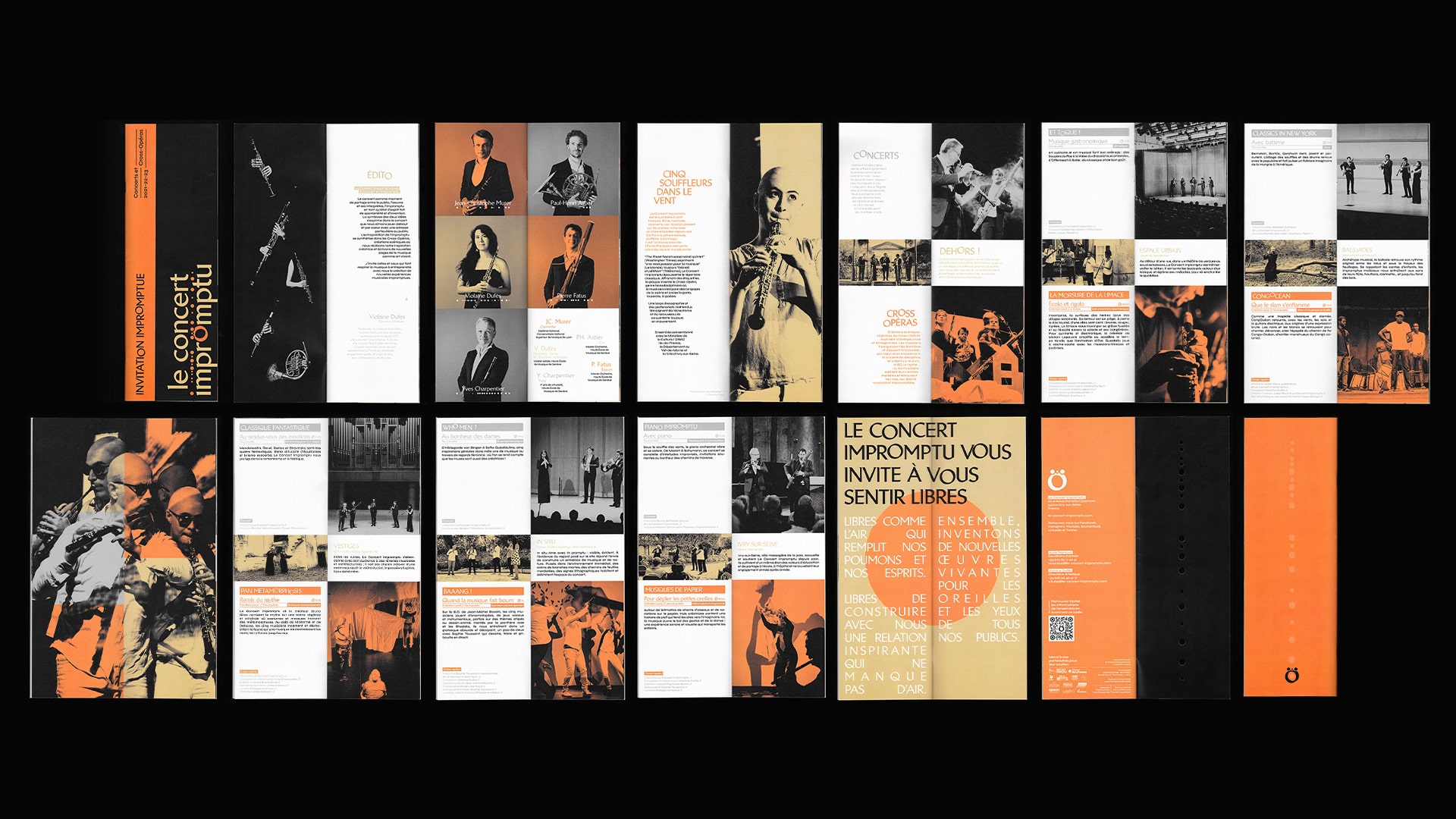 Le Concert Impromptu : branding and print © Pierre d'Alteroche