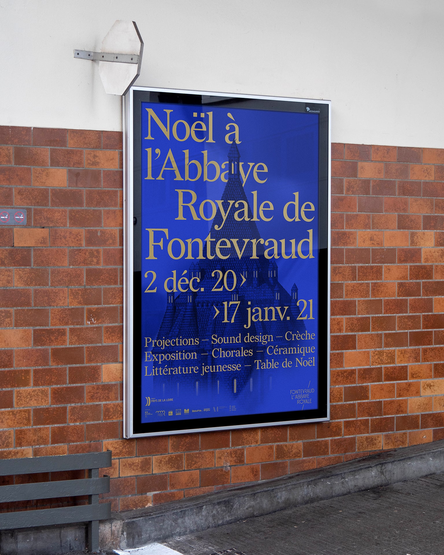 Noël à Fontevraud : print © Pierre d'Alteroche