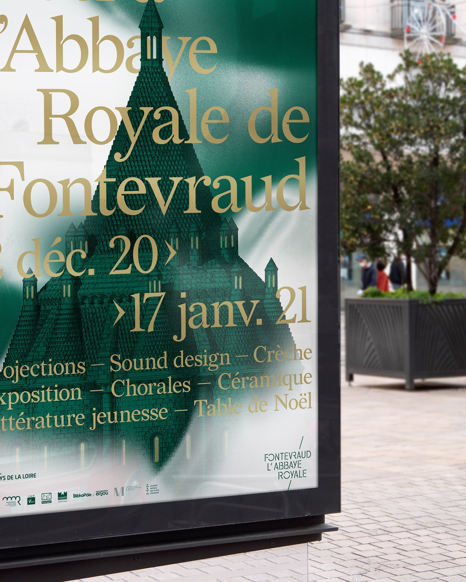 Noël à Fontevraud : print © Pierre d'Alteroche