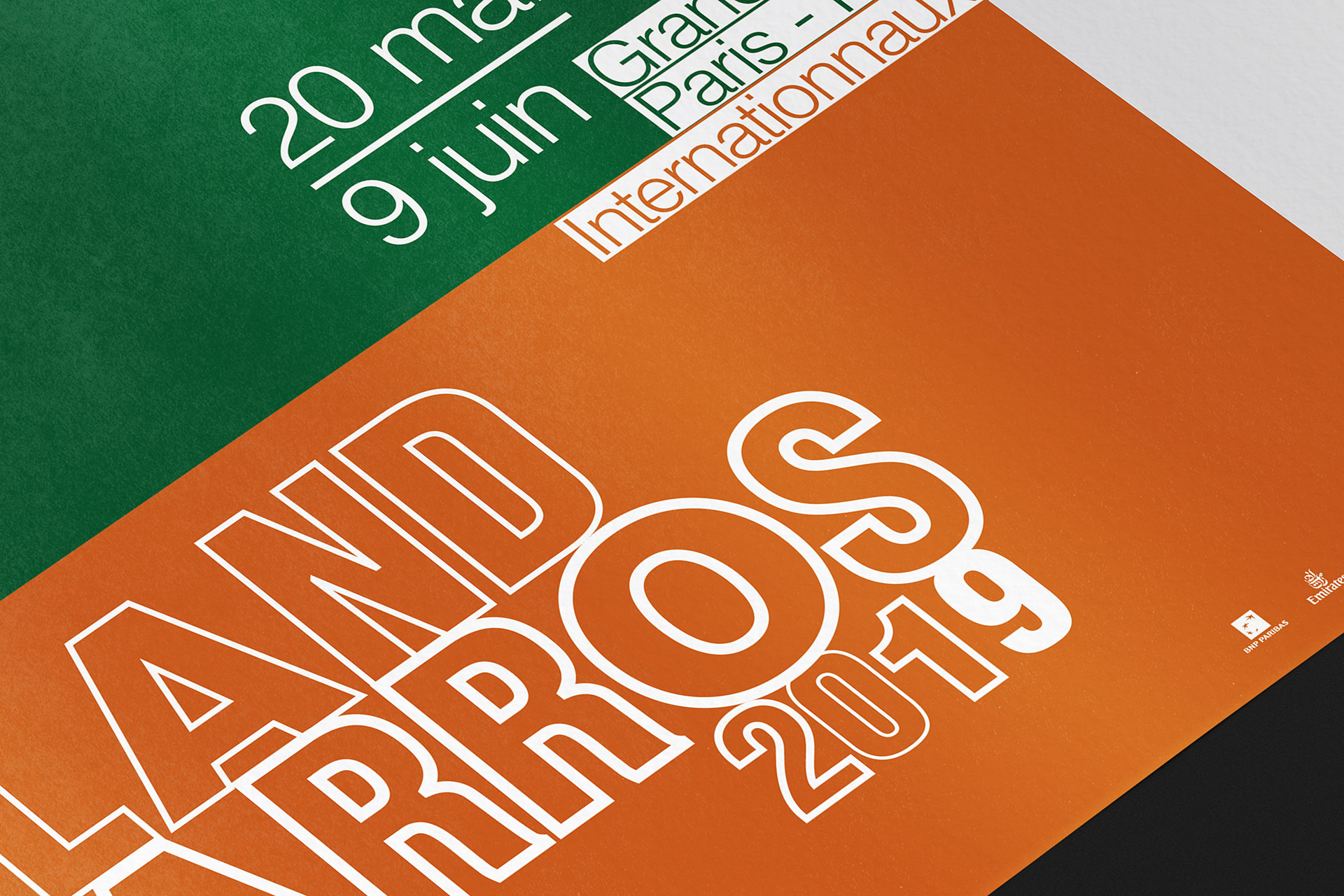 Roland Garros 2019 posters © Pierre d'Alteroche