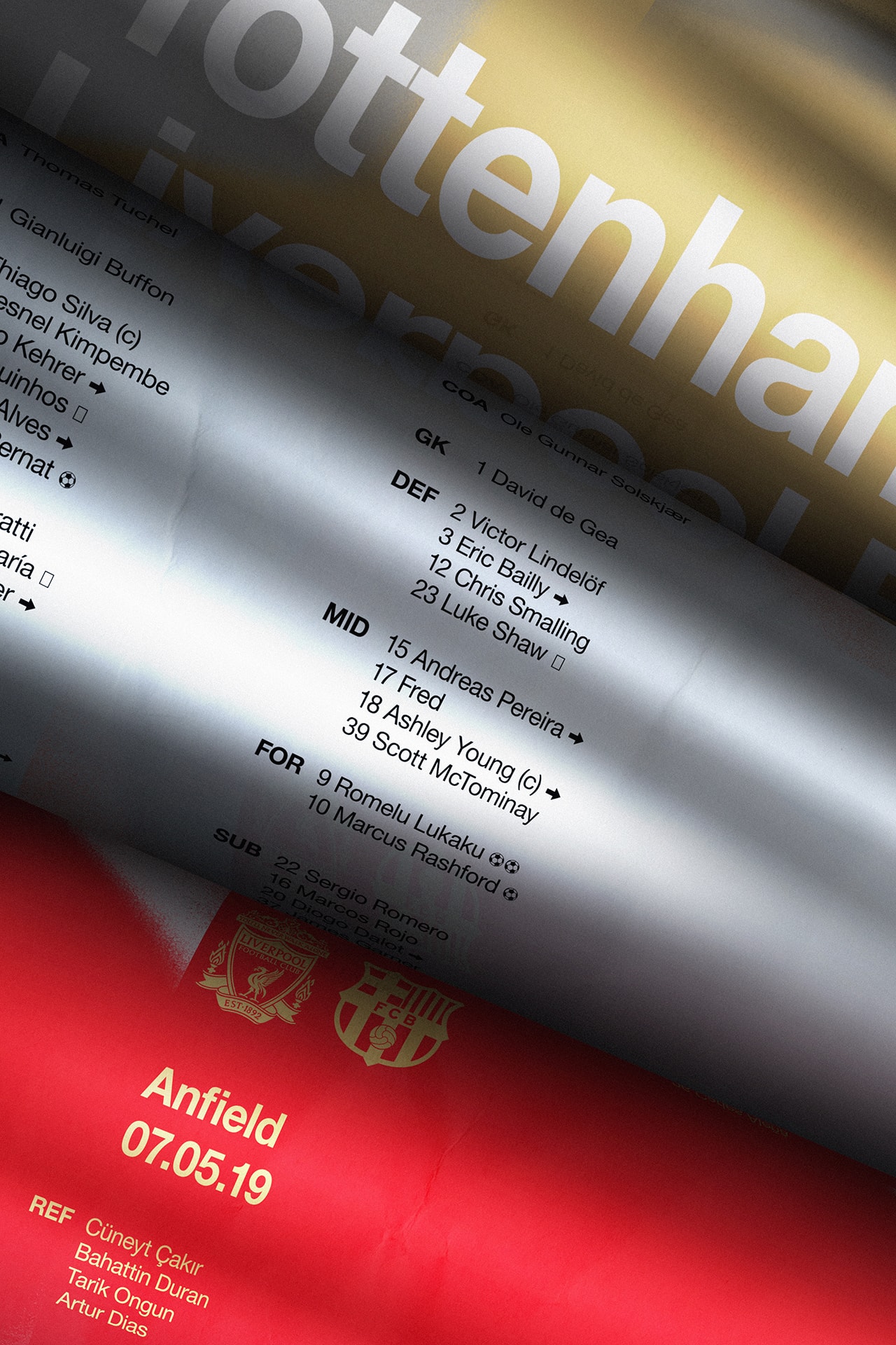 UEFA Champions League 2018-2019 posters © Pierre d'Alteroche