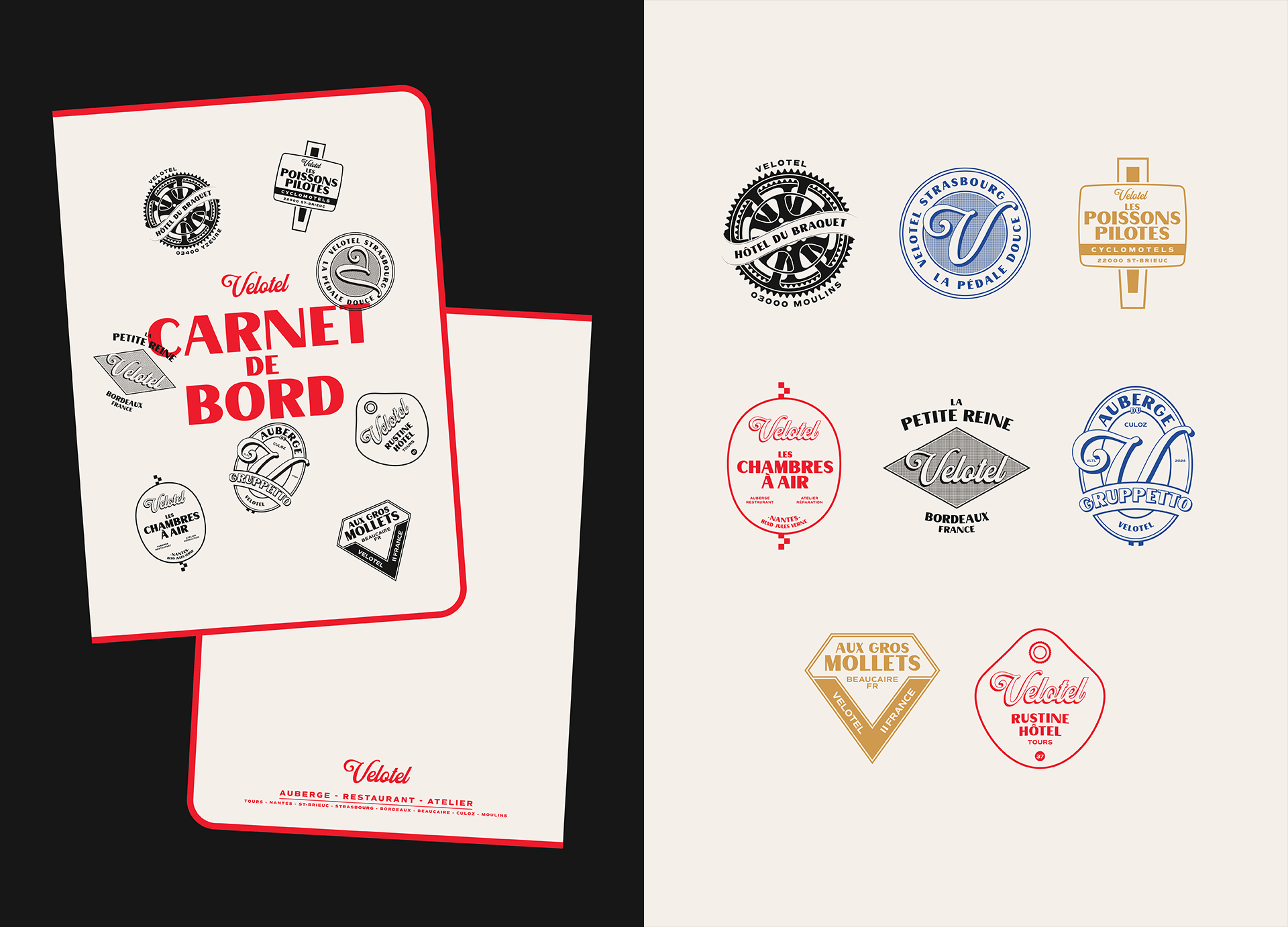 Velotel : branding of an hotel chain for cyclists in France © Pierre d'Alteroche